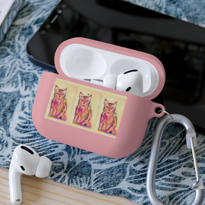 AirPods and AirPods Pro Case Cover - Purrfect Cat gaze print