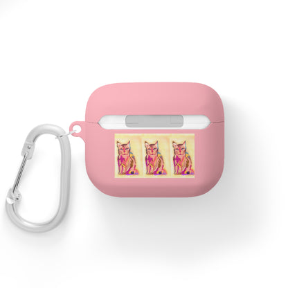 AirPods and AirPods Pro Case Cover - Purrfect Cat gaze print