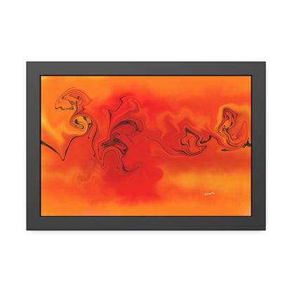 Orange Sky -Framed Art