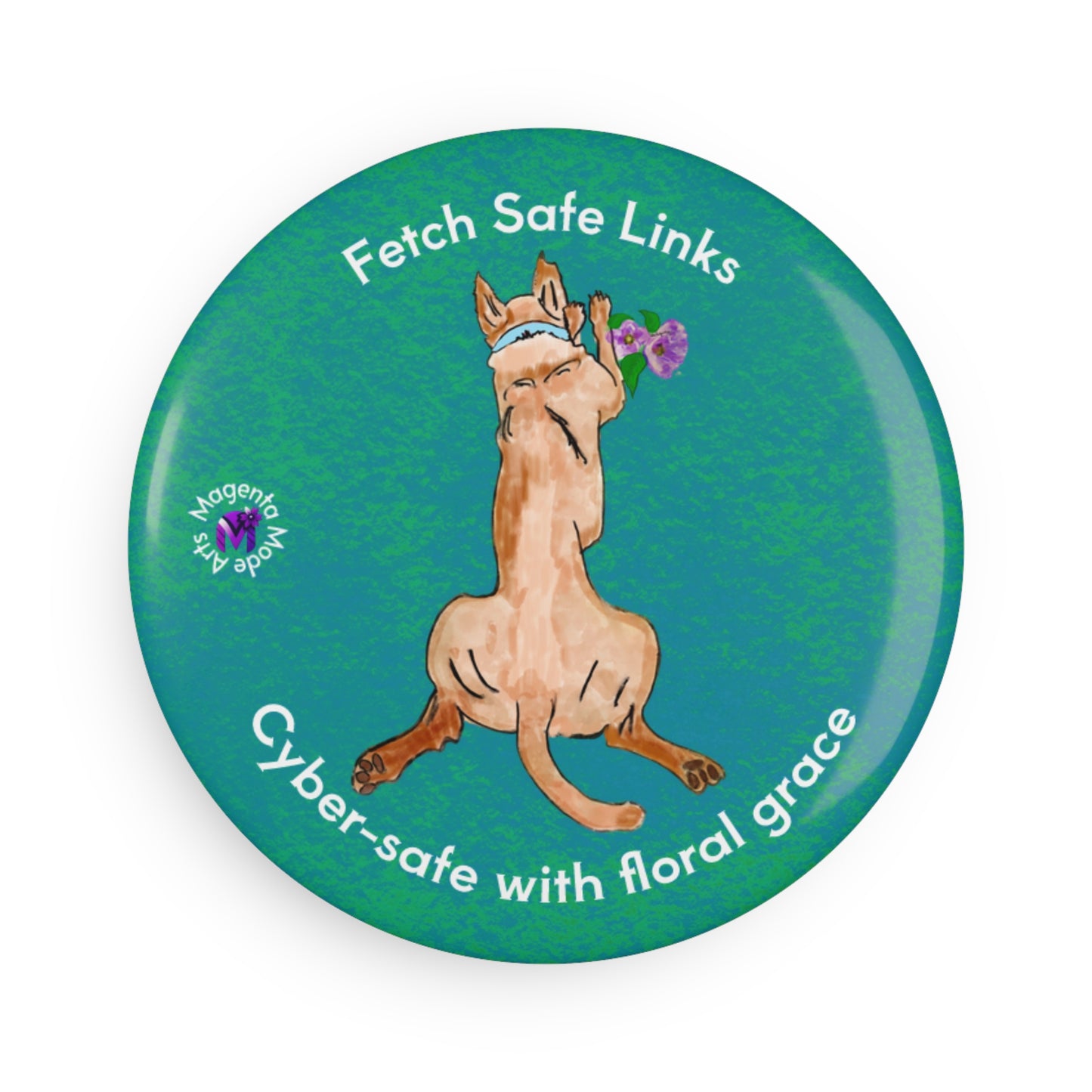 Cyber Magnets - Floral grace (Set of 10 pieces)