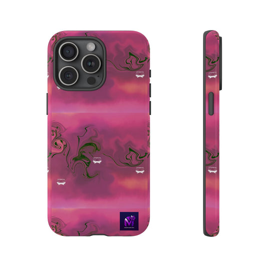 Tough Cases - Magenta Aura print