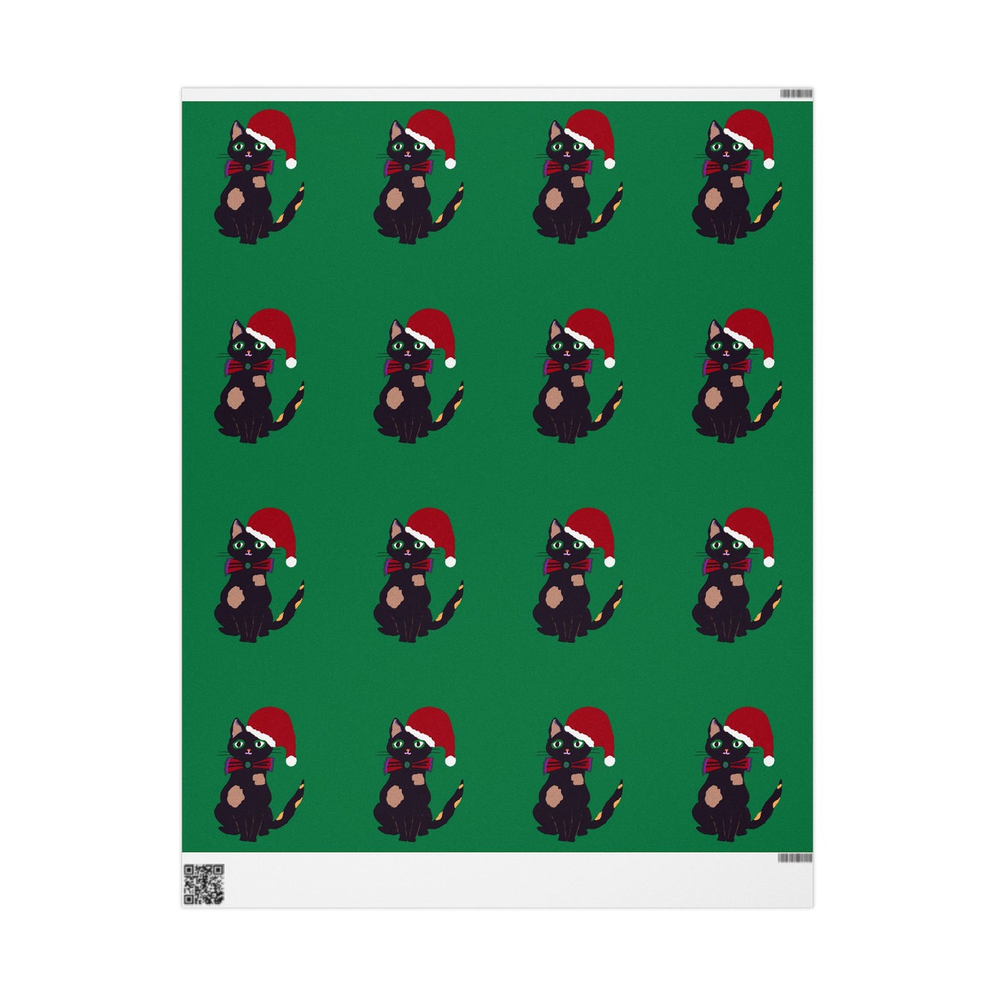 Gift Wrapping Papers - Santa Cat