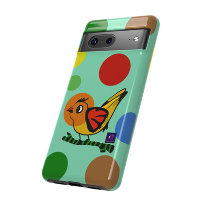 Phone Case - 40 Phone Models- Dotted and Feathered art print