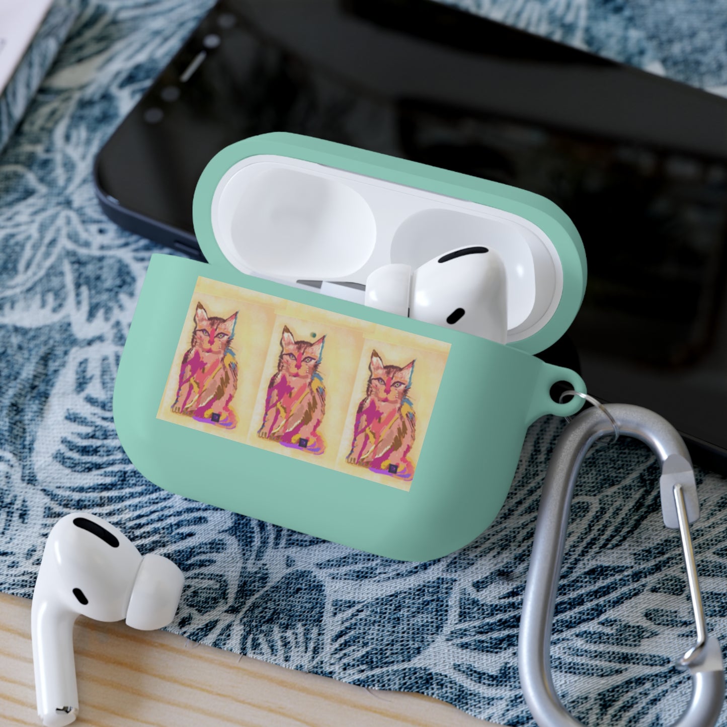 AirPods and AirPods Pro Case Cover - Purrfect Cat gaze print