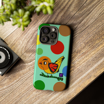 Phone Case - 40 Phone Models- Dotted and Feathered art print