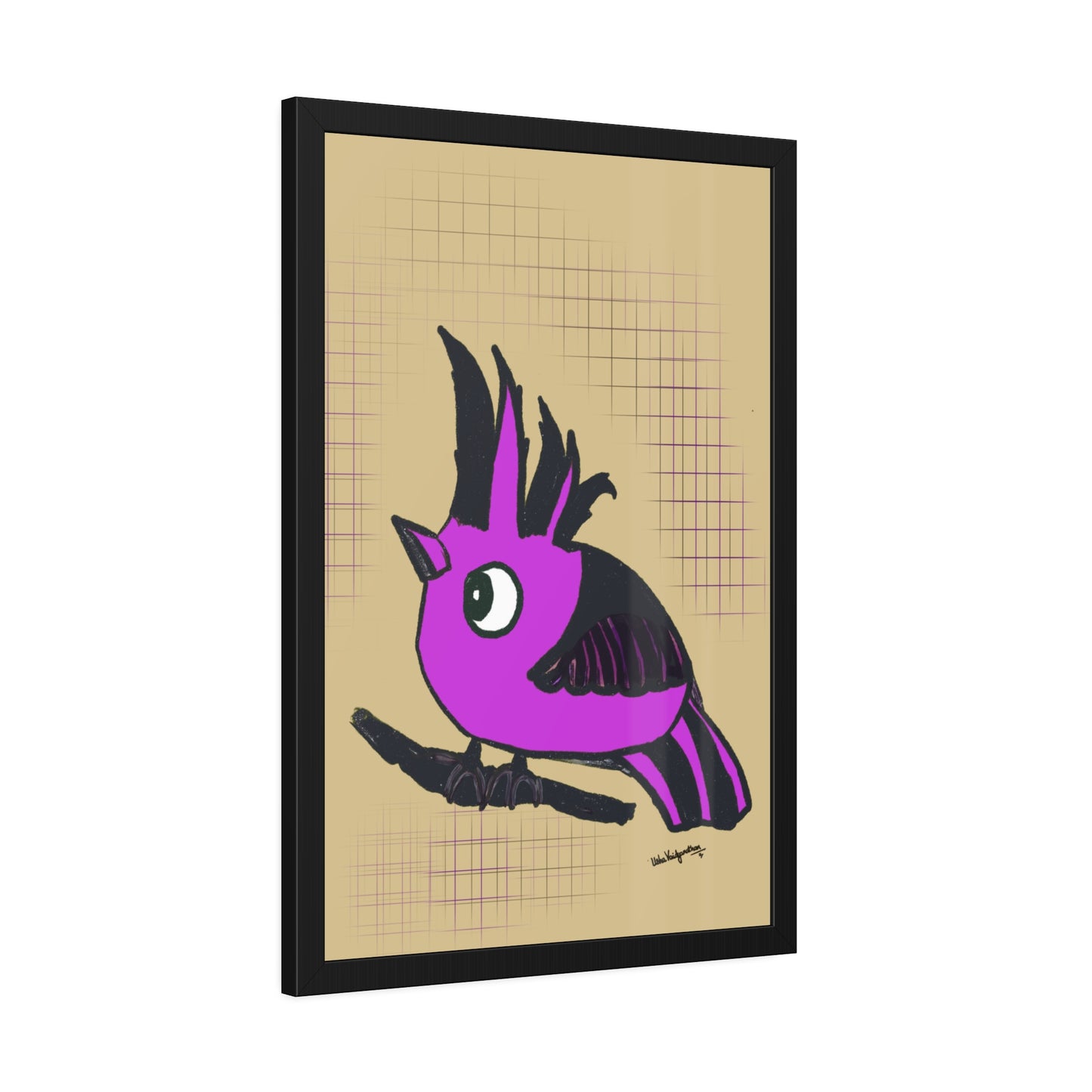 Magenta Radiance - Framed Art