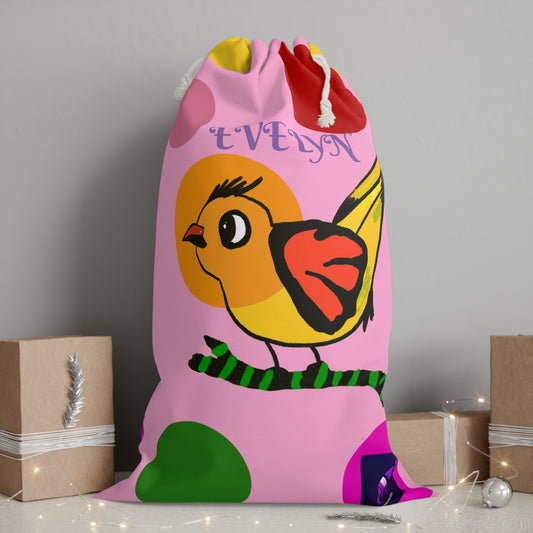 Chirpy Bird Santa Sack