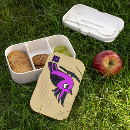 Bento Lunch Box - Magenta Radiance print