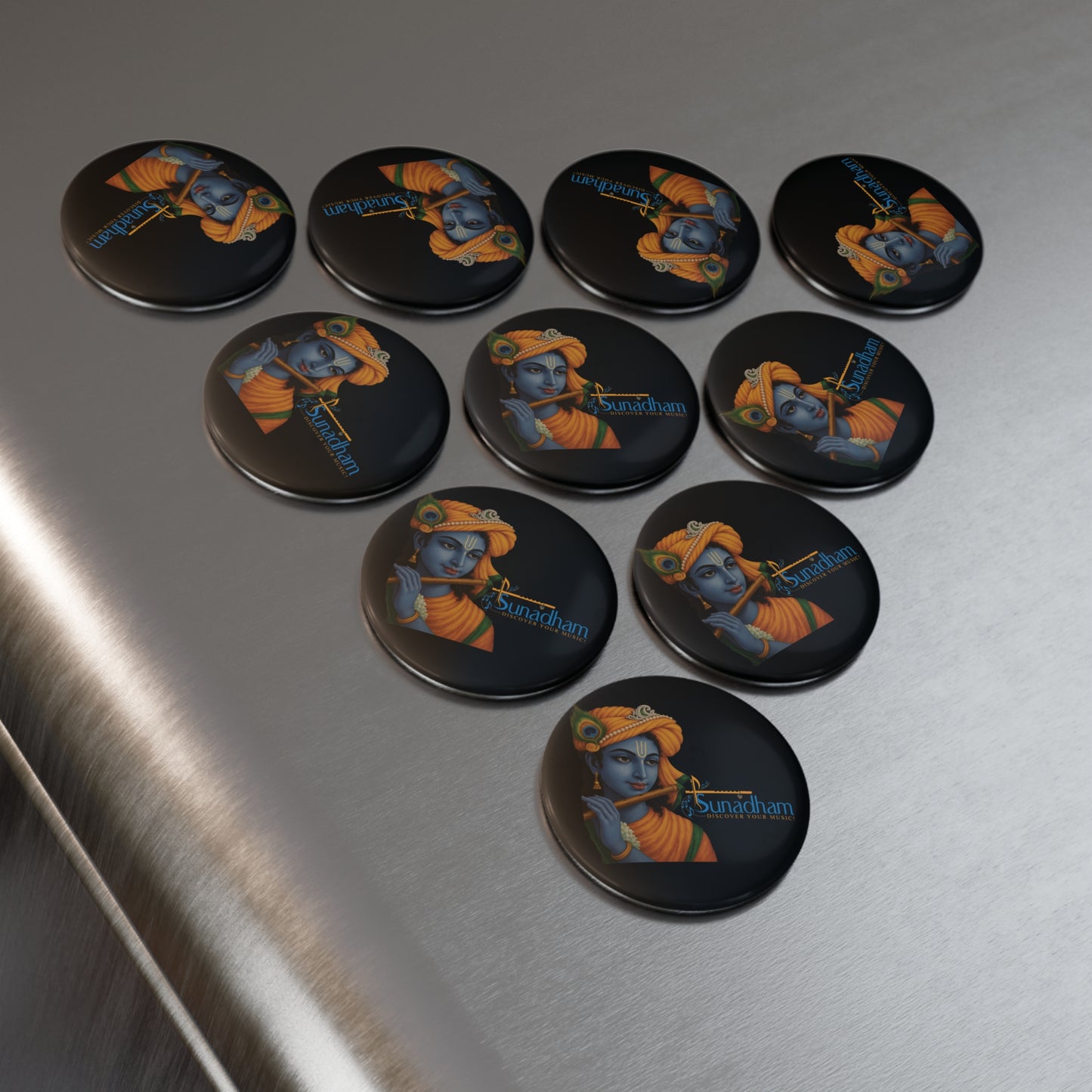 Personalised Magnet with your Business Logo - Round (10 pcs)