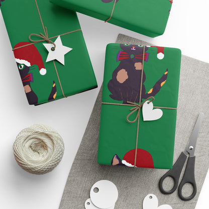 Gift Wrapping Papers - Santa Cat