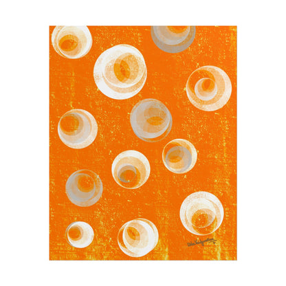 Orange Bubbles - Rolled Posters