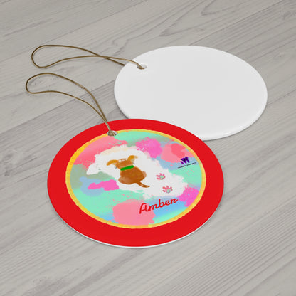 Customised Ornaments that bark (Star,Circle,Heart,Snowflake)