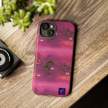 Tough Cases - Magenta Aura print
