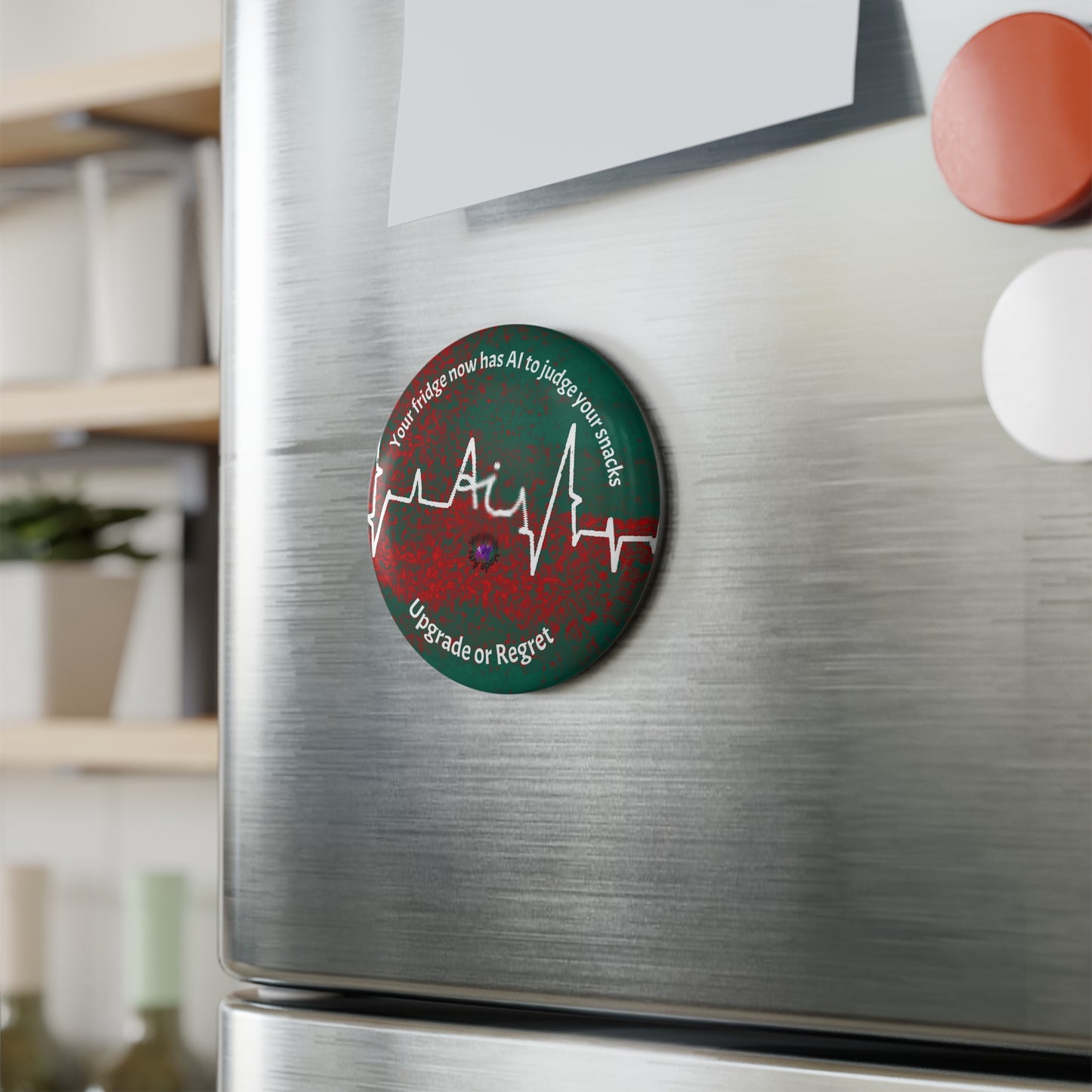 Gift Magnets - AI Fridge heart rate