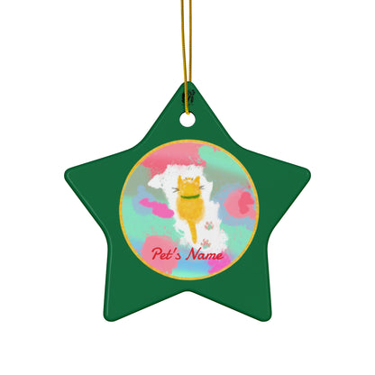 Customised Ornaments that meow (Star,Circle,Heart,Snowflake)