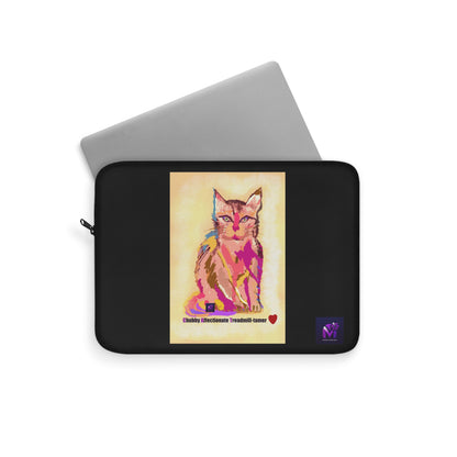 Laptop Sleeve - Cat Gaze print