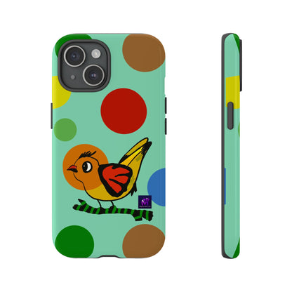 Phone Case - 40 Phone Models- Dotted and Feathered art print