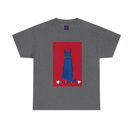 Unisex Heavy Cotton Tee - Dog print