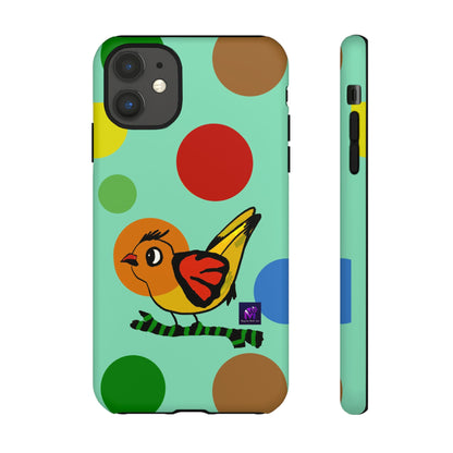 Phone Case - 40 Phone Models- Dotted and Feathered art print