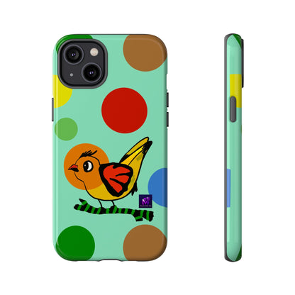 Phone Case - 40 Phone Models- Dotted and Feathered art print