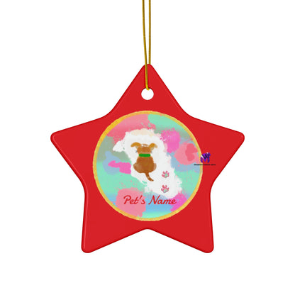 Customised Ornaments that bark (Star,Circle,Heart,Snowflake)