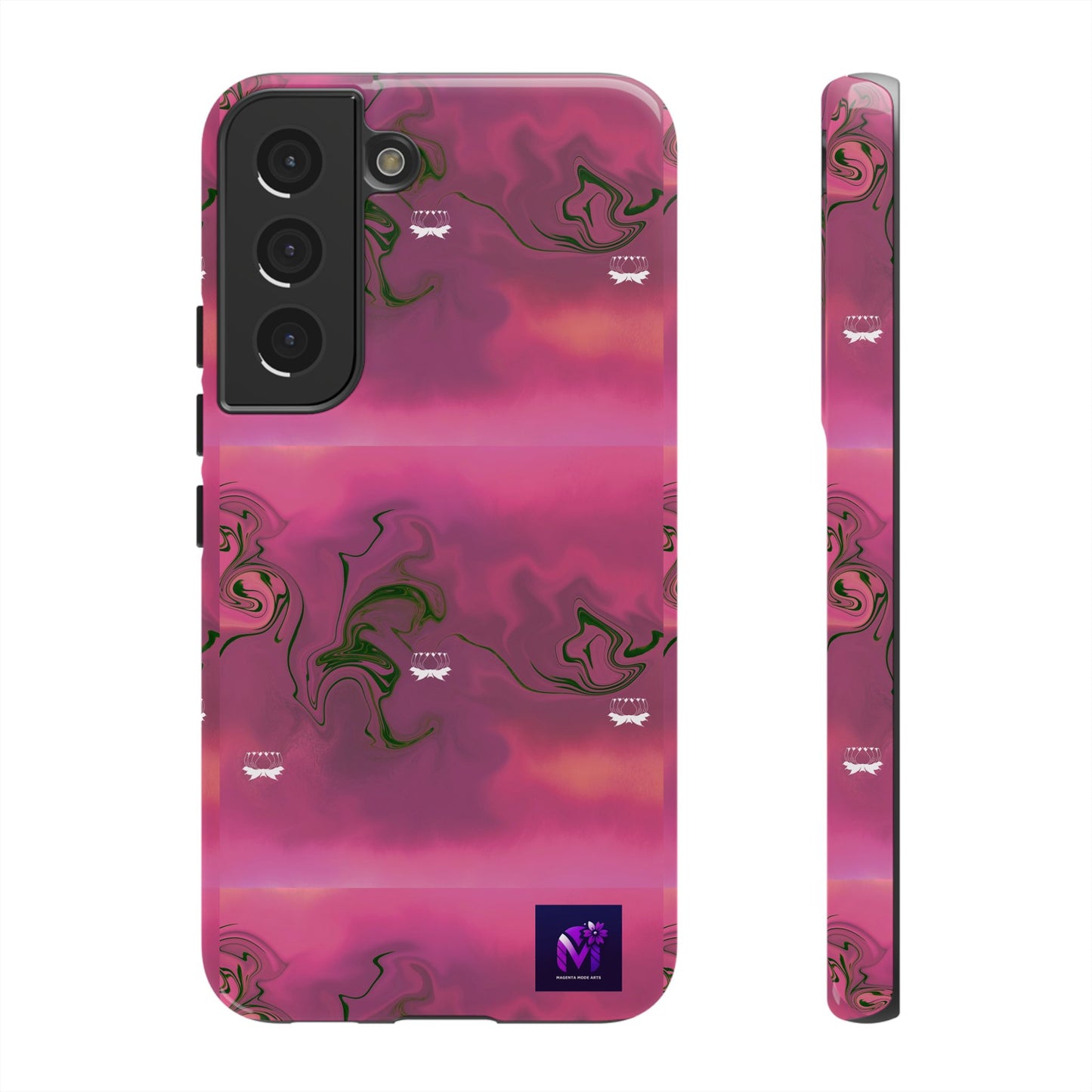 Tough Cases - Magenta Aura print