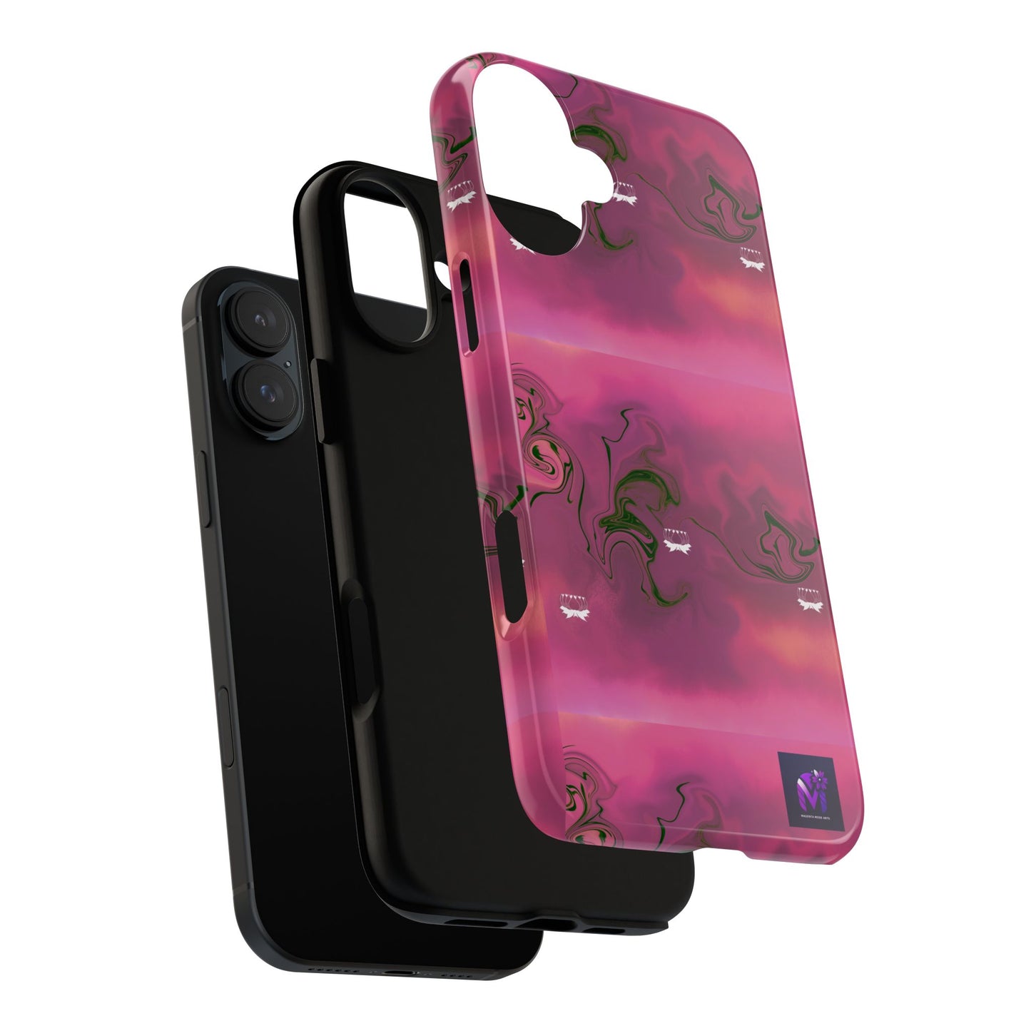 Tough Cases - Magenta Aura print