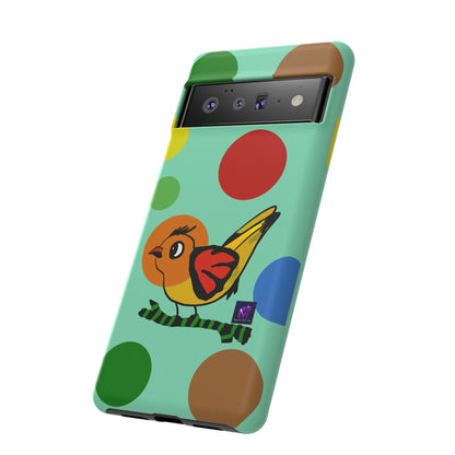 Phone Case - 40 Phone Models- Dotted and Feathered art print