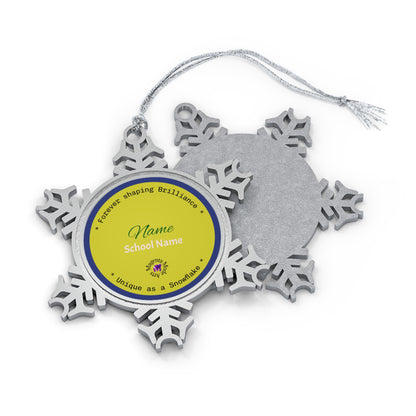 Personalised Appreciation Gifts-Snowflake Ornament