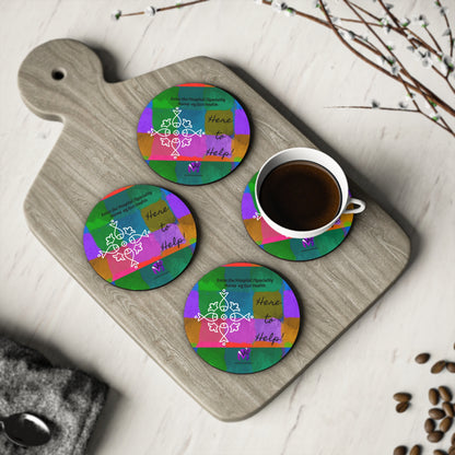 Personalised Speciality Coasters- Healthcare themed( Round/Square)