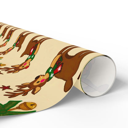 Gift Wrapping Papers - Reindeer Jingle