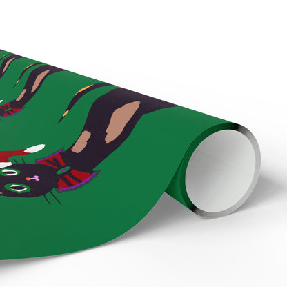 Gift Wrapping Papers - Santa Cat