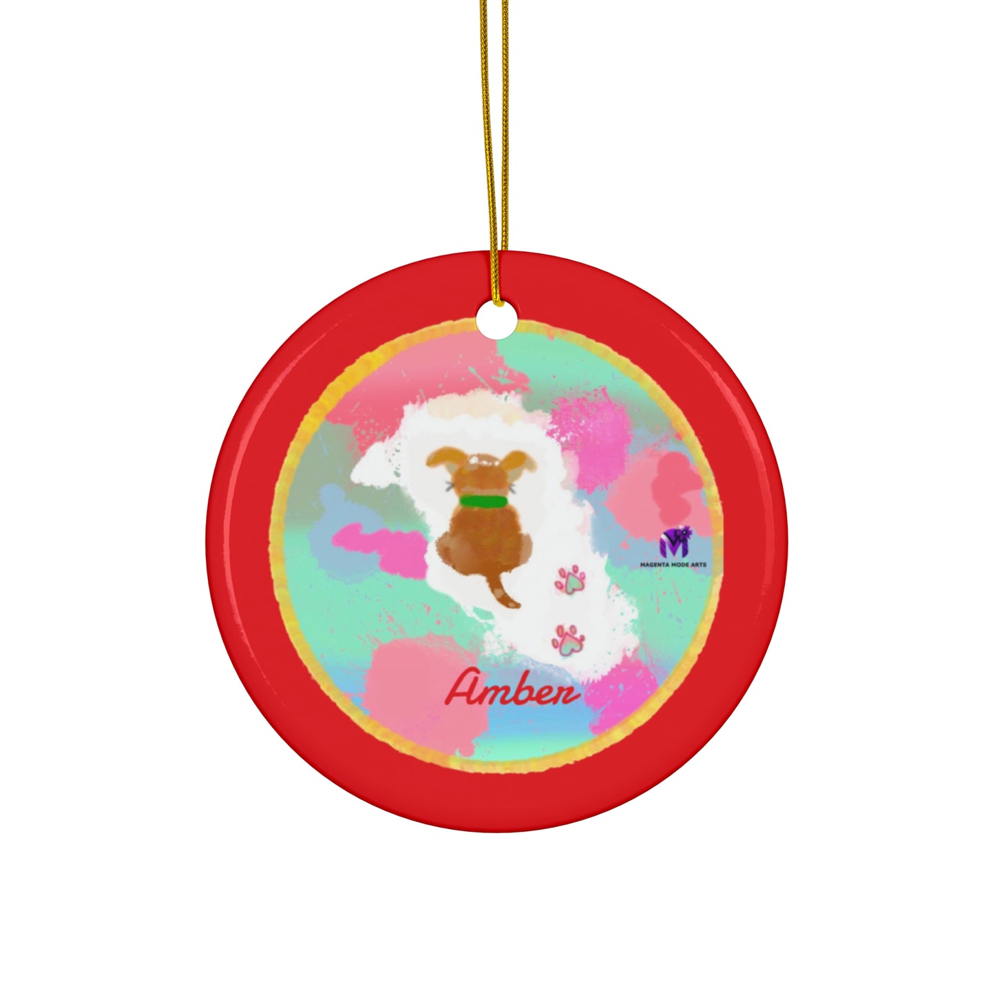 Customised Ornaments that bark (Star,Circle,Heart,Snowflake)