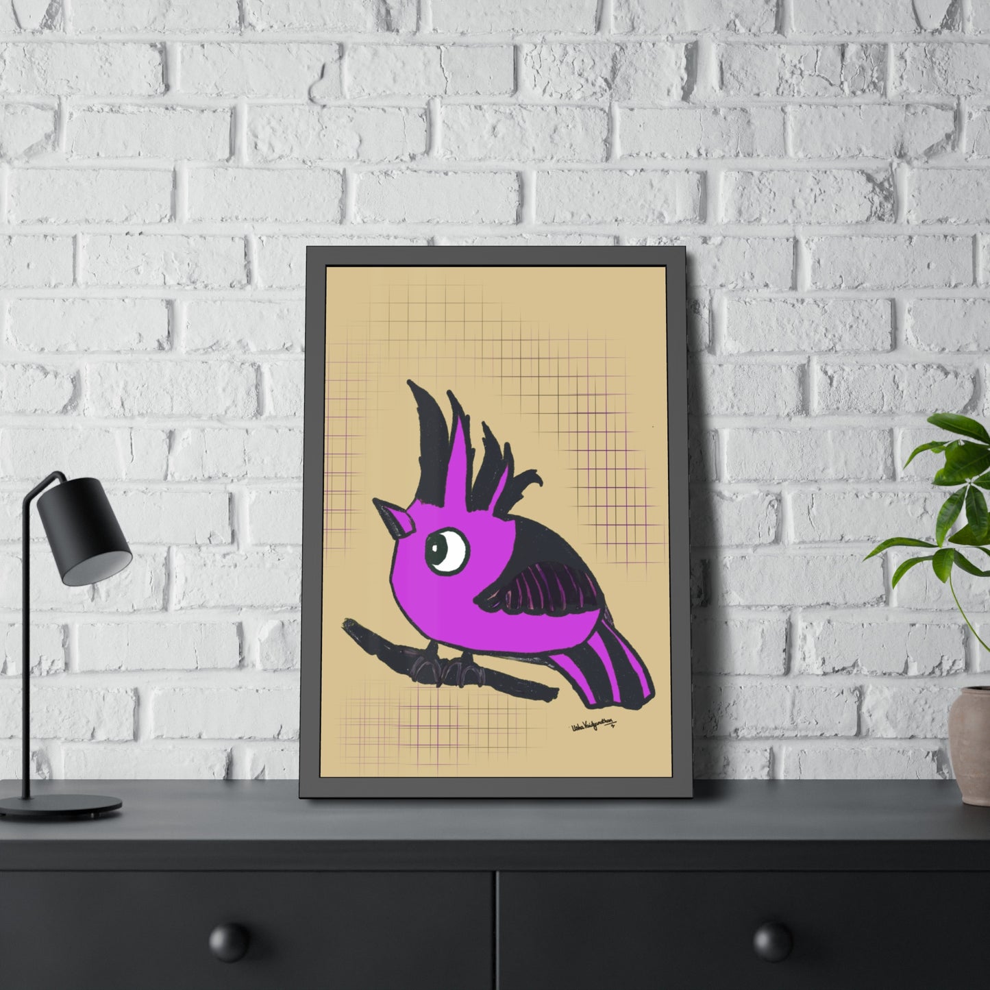 Magenta Radiance - Framed Art