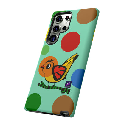 Phone Case - 40 Phone Models- Dotted and Feathered art print