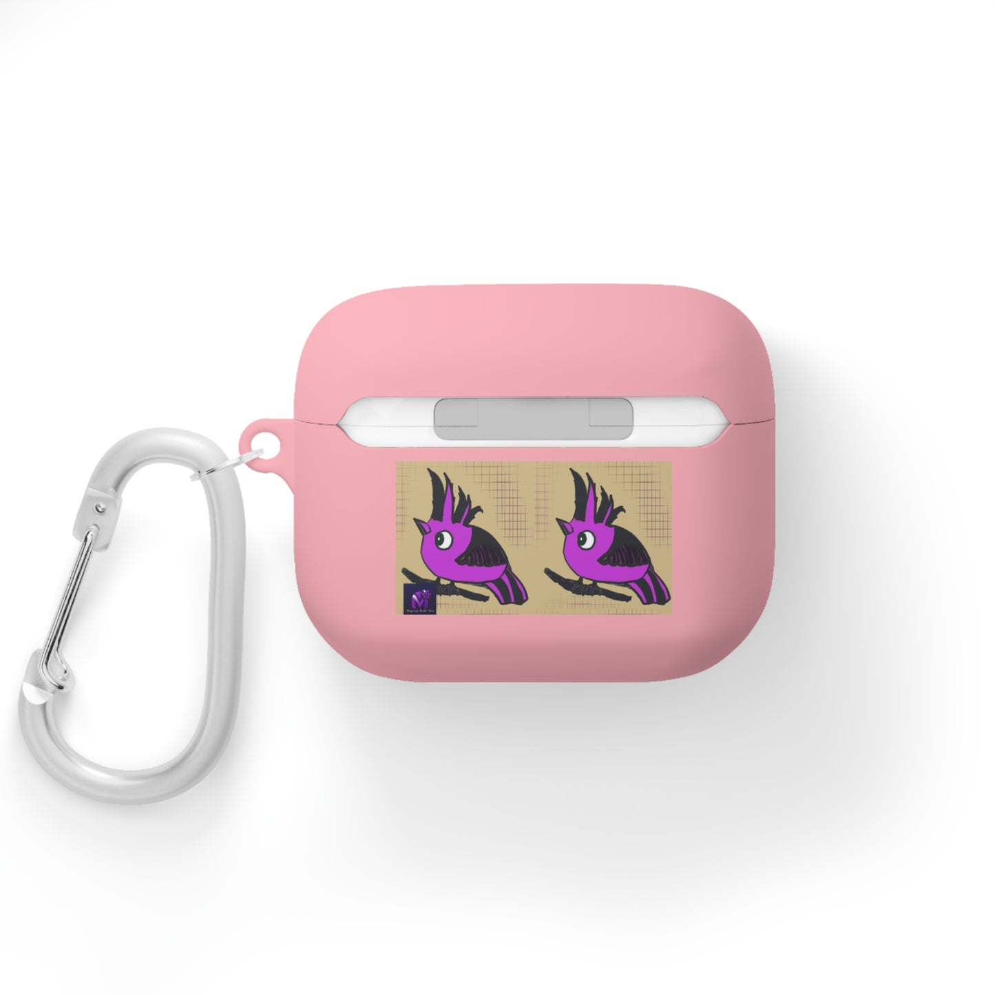 AirPods and AirPods Pro Case Cover - Magenta Radiance print