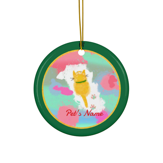 Customised Ornaments that meow (Star,Circle,Heart,Snowflake)