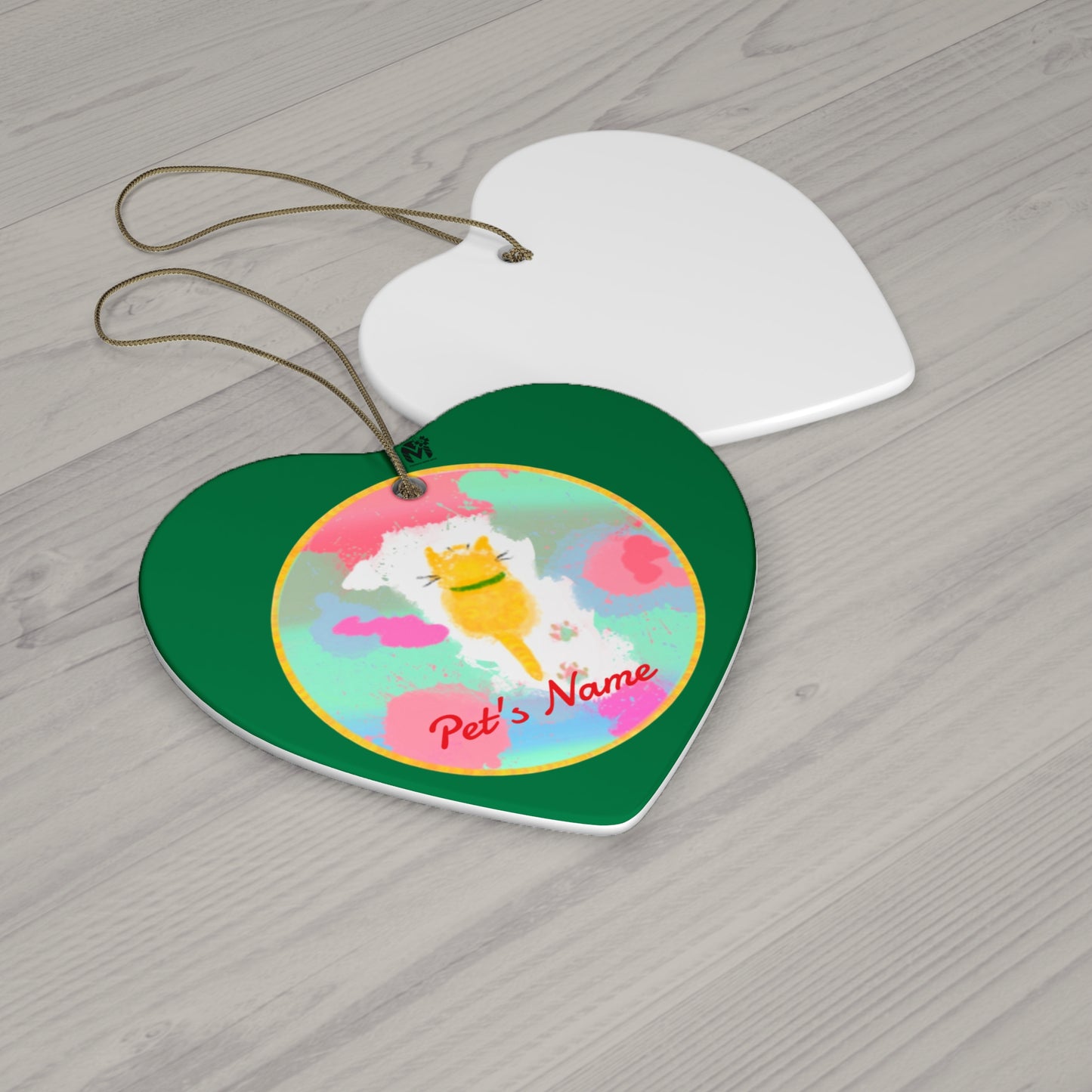 Customised Ornaments that meow (Star,Circle,Heart,Snowflake)