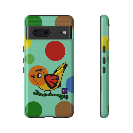 Phone Case - 40 Phone Models- Dotted and Feathered art print