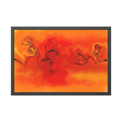 Orange Sky -Framed Art