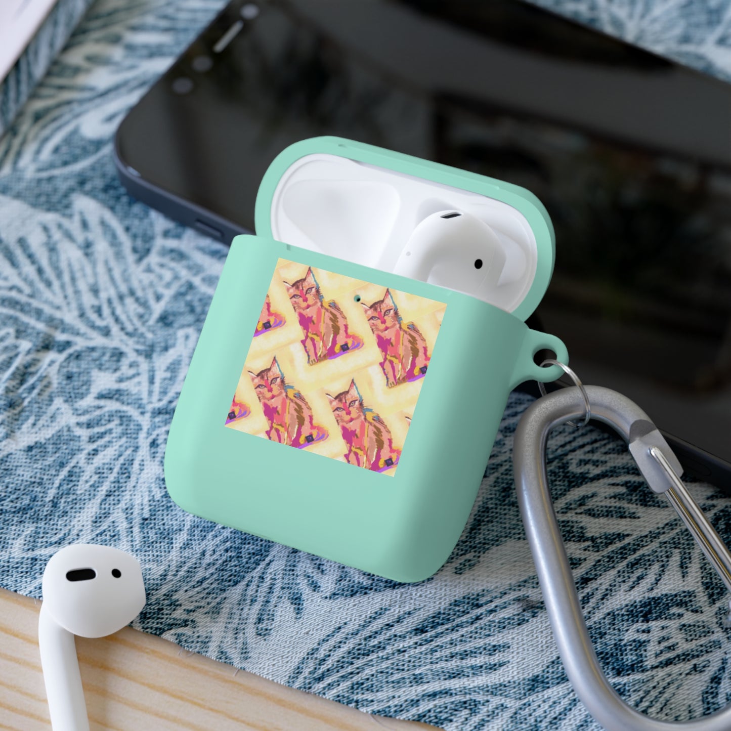 AirPods and AirPods Pro Case Cover - Purrfect Cat gaze print