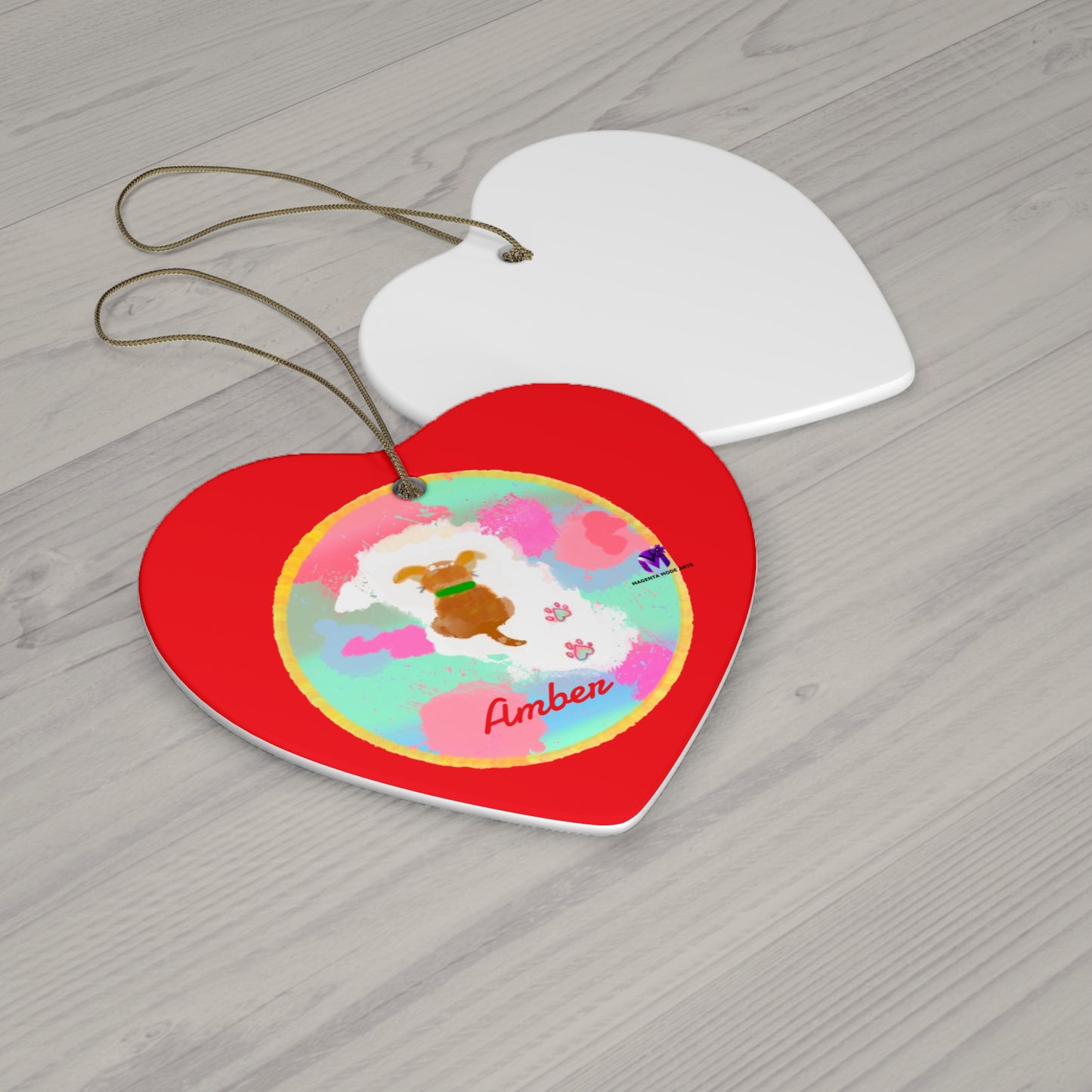 Customised Ornaments that bark (Star,Circle,Heart,Snowflake)