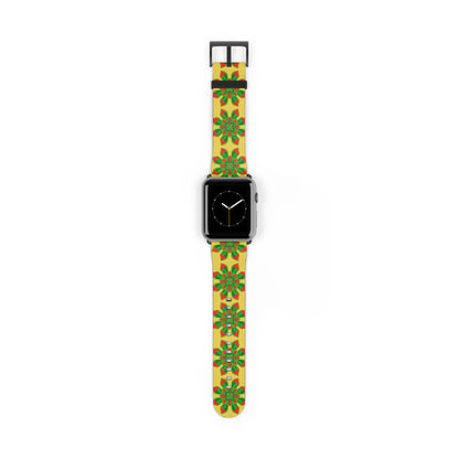 Watch Band - Succulent Radiance print