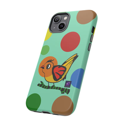 Phone Case - 40 Phone Models- Dotted and Feathered art print