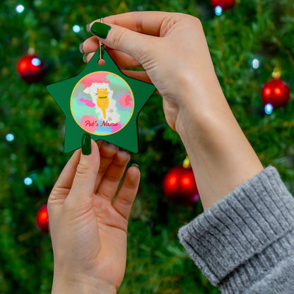 Customised Ornaments that meow (Star,Circle,Heart,Snowflake)