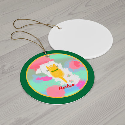 Customised Ornaments that meow (Star,Circle,Heart,Snowflake)