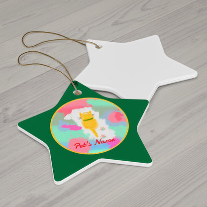 Customised Ornaments that meow (Star,Circle,Heart,Snowflake)