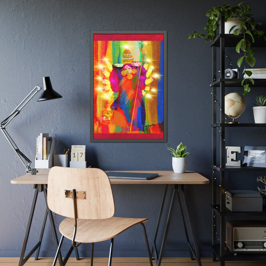 Goddess Durga - Framed Art