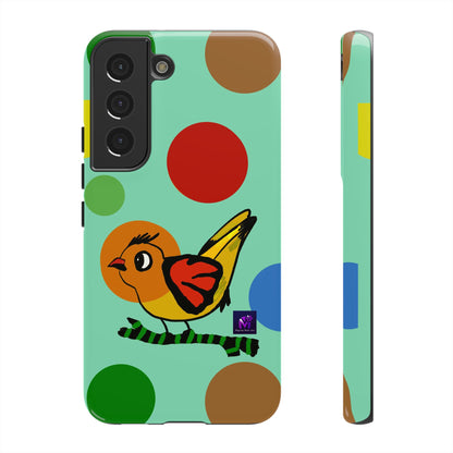 Phone Case - 40 Phone Models- Dotted and Feathered art print