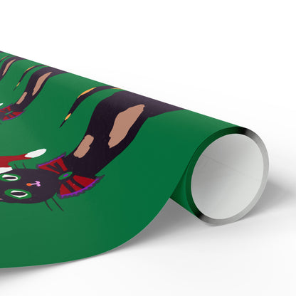 Gift Wrapping Papers - Santa Cat